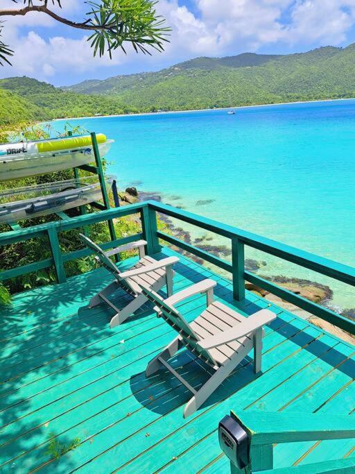 Sailfish Villa Luxury Beachfront Estate Magens Bay Cruz Bay Eksteriør bilde