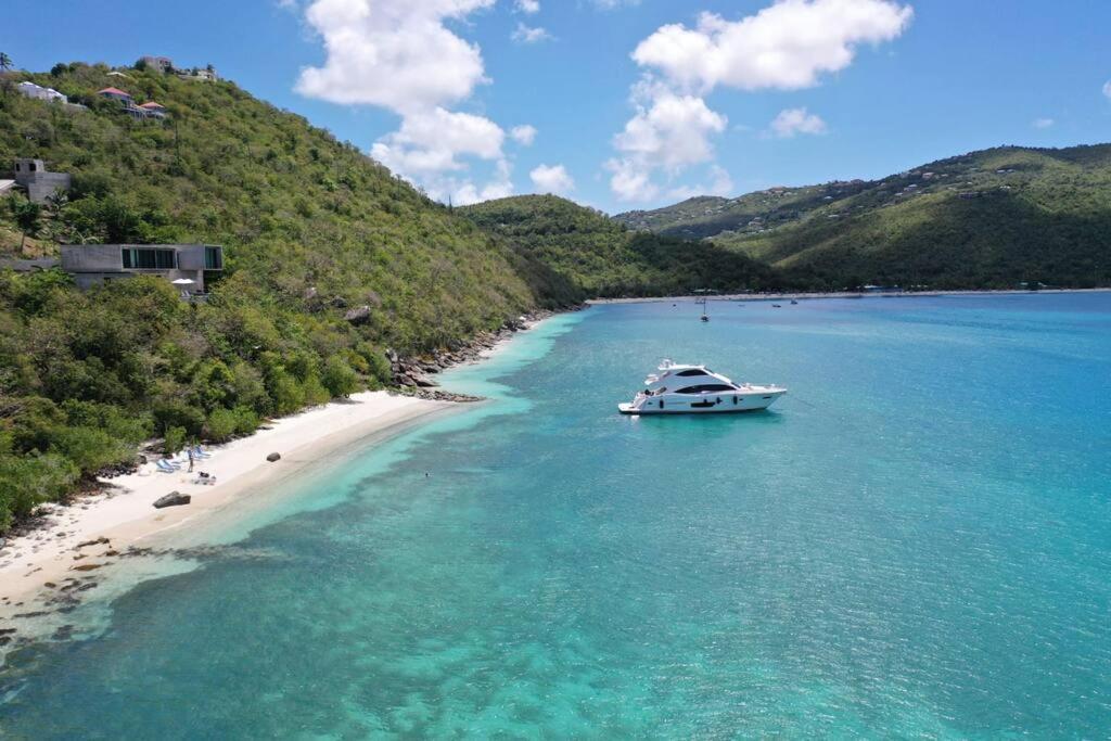 Sailfish Villa Luxury Beachfront Estate Magens Bay Cruz Bay Eksteriør bilde