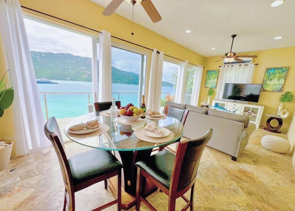 Sailfish Villa Luxury Beachfront Estate Magens Bay Cruz Bay Eksteriør bilde