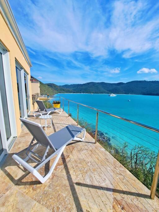 Sailfish Villa Luxury Beachfront Estate Magens Bay Cruz Bay Eksteriør bilde