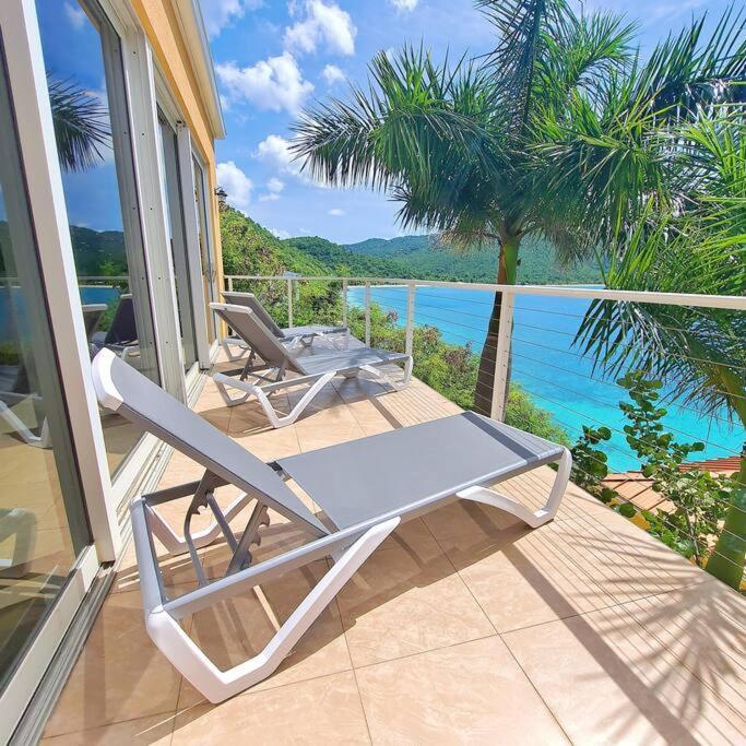 Sailfish Villa Luxury Beachfront Estate Magens Bay Cruz Bay Eksteriør bilde