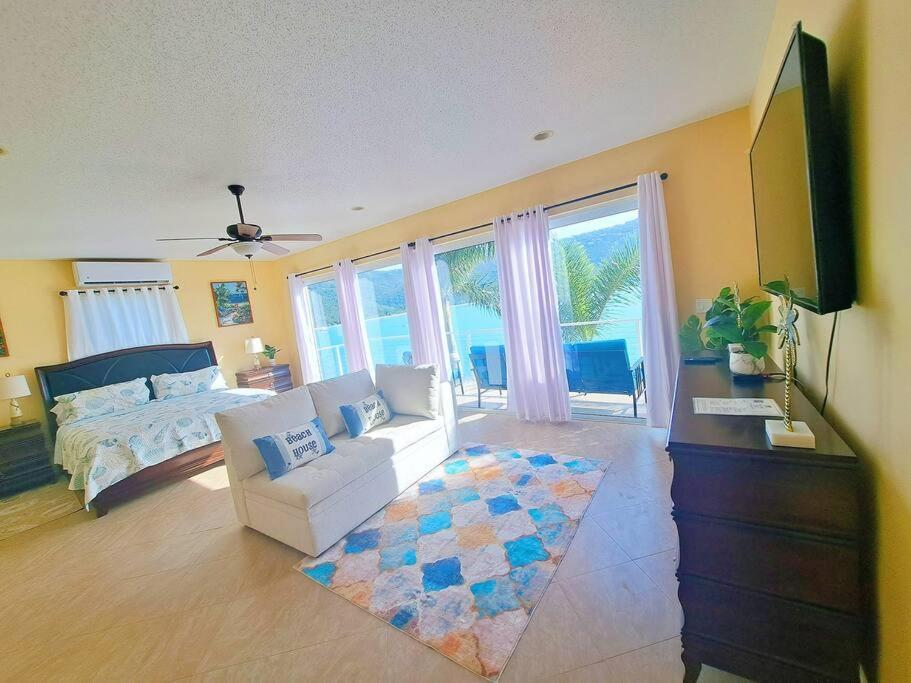 Sailfish Villa Luxury Beachfront Estate Magens Bay Cruz Bay Eksteriør bilde