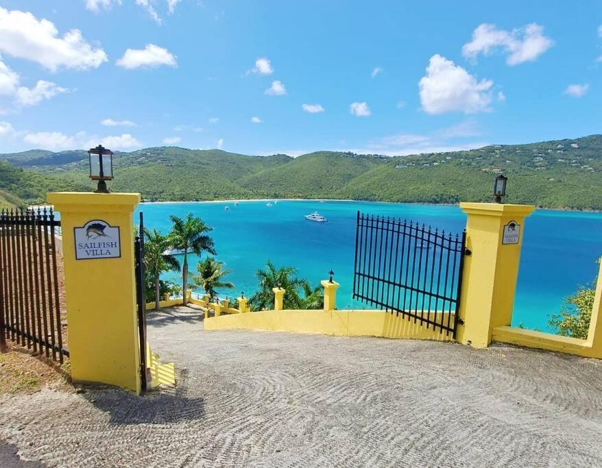 Sailfish Villa Luxury Beachfront Estate Magens Bay Cruz Bay Eksteriør bilde
